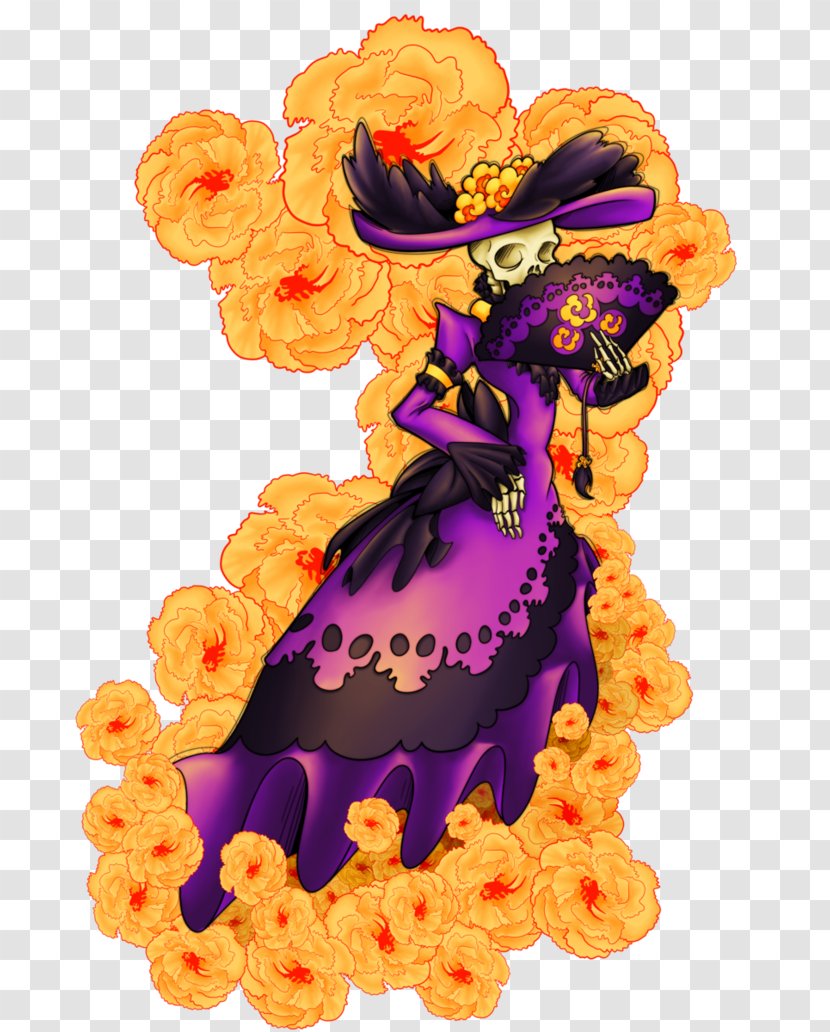 La Calavera Catrina Literary Calaverita Day Of The Dead Mexico - Altar - Charming Vector Transparent PNG