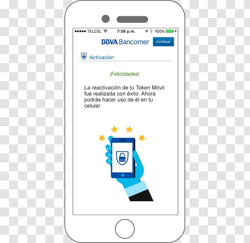 Smartphone BBVA Bancomer Security Token Banco Bilbao Vizcaya Argentaria Handheld Devices - Portable Media Player Transparent PNG