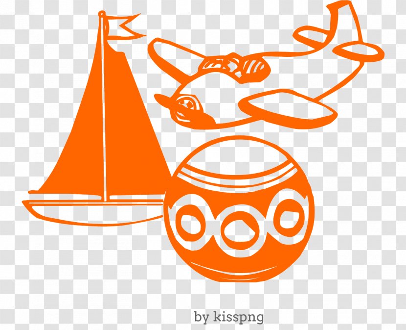 Plan, Ball, Ship Clipart. - Toy Transparent PNG