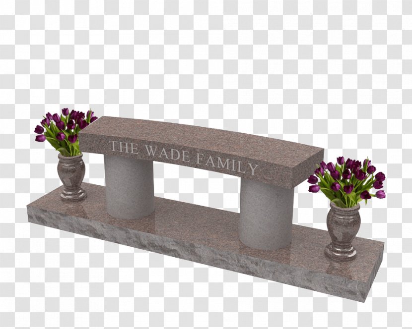 Tulip Flower Bouquet Poster Grave Rectangle - Stone Bench Transparent PNG