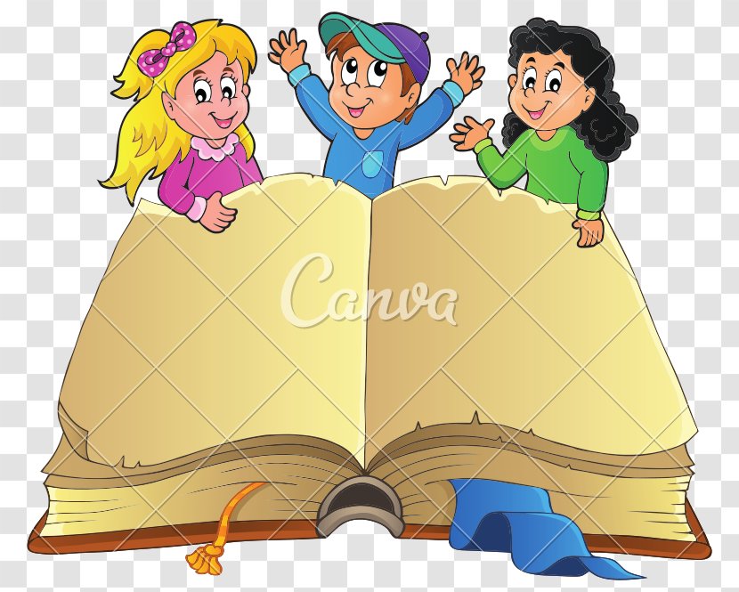 Book Child Cartoon - Human Behavior Transparent PNG