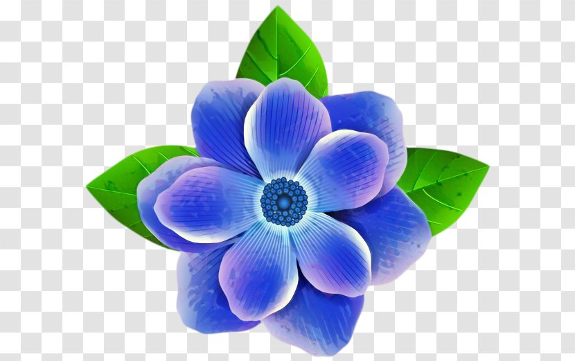 Clip Art Blue Flower - Purple - Petal Transparent PNG