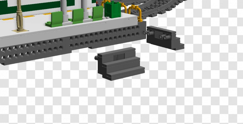 Electronics Electronic Component - Lego Train Station Transparent PNG
