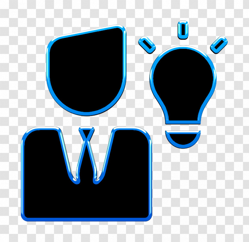 Employment Icon Smart Worker Icon Clever Icon Transparent PNG