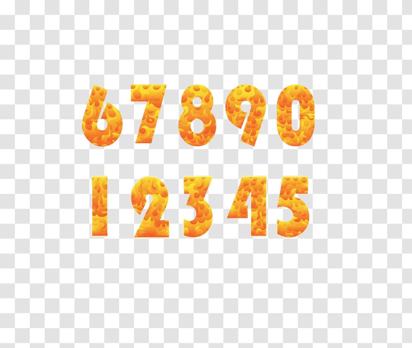Number Numerical Digit Flame Arabic Numerals - Fire Digital Transparent PNG
