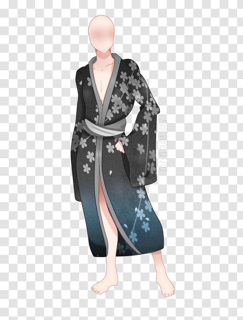 Formal Wear STX IT20 RISK.5RV NR EO Clothing - Flower - Kimono Design Transparent PNG