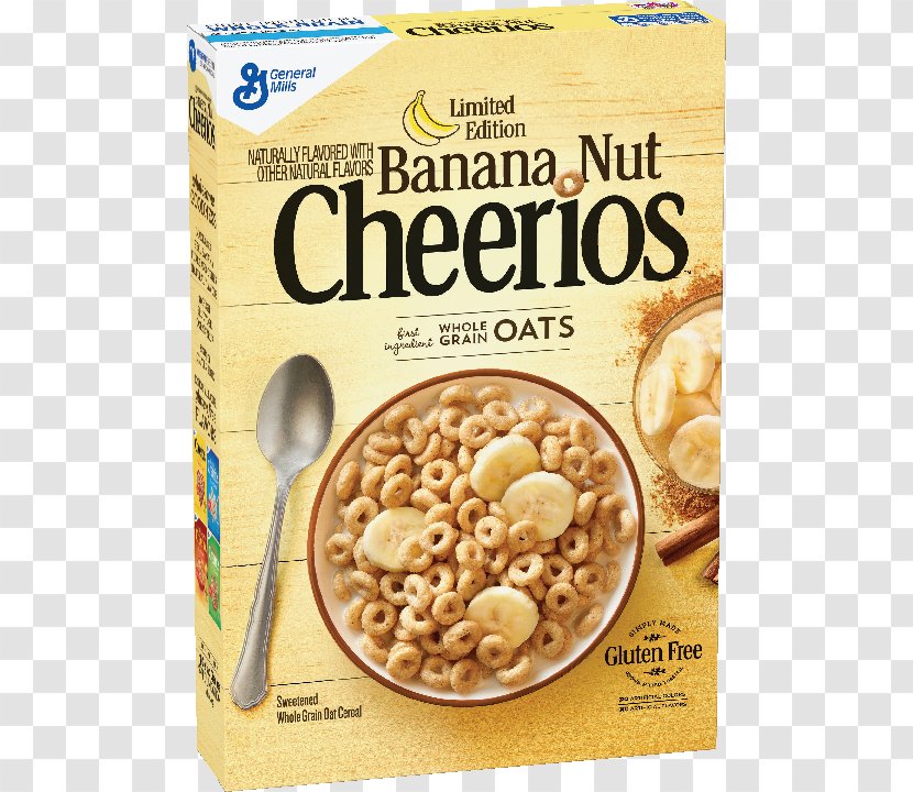 Breakfast Cereal General Mills Banana Nut Cheerios Honey Bread Donuts Transparent PNG