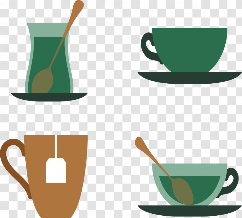 Green Tea Teapot Icon - Teaware - Various Cup Transparent PNG
