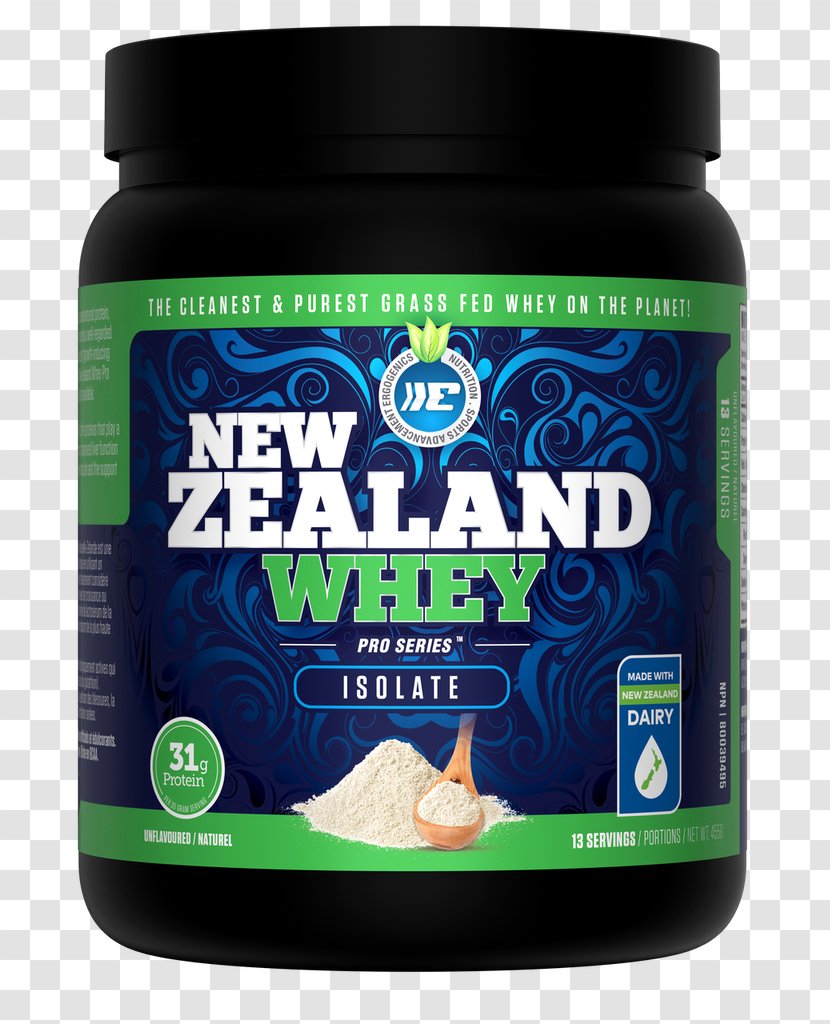 Dietary Supplement Whey Protein Isolate Ergogenics Nutrition NZ Brand - Natural Transparent PNG