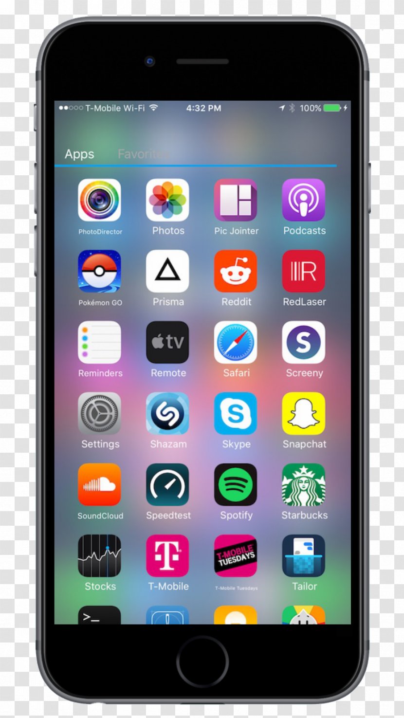 Feature Phone Smartphone Apple IOS 7 - Telephone - App Drawer Transparent PNG