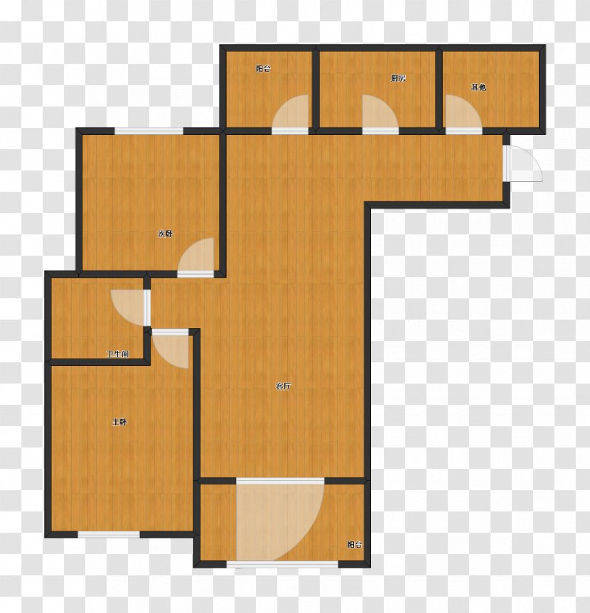 Floor Plan Wood Flooring Hardwood Paper Plywood Transparent PNG