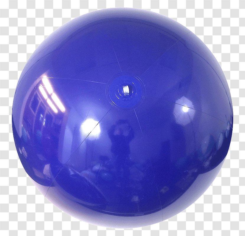 Cobalt Blue Beach Ball Sphere Transparent PNG
