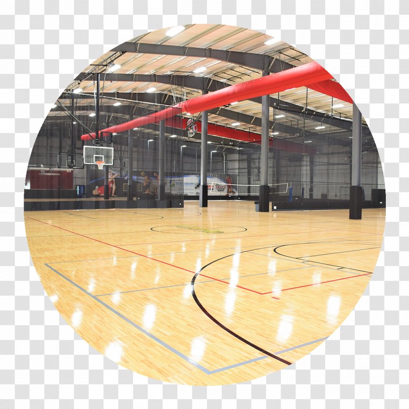 Town & Country Sports And Health Club Team Sport Indoor Football Stadium - Basketball - Court Transparent PNG