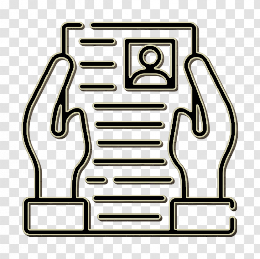 Businessman Icon CV Icon Human Resources Icon Transparent PNG