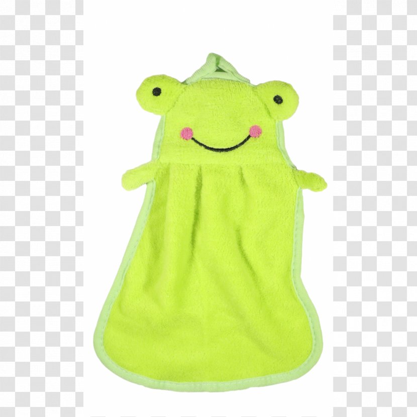 Frog Stuffed Animals & Cuddly Toys Green - Amphibian - Hand Towel Transparent PNG