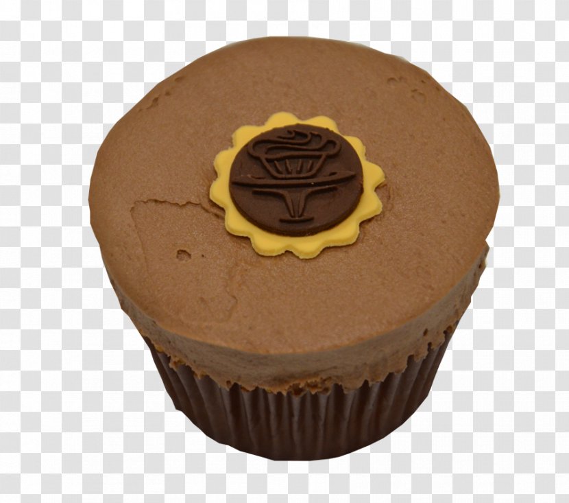 Cupcake Chocolate Truffle Peanut Butter Cup Muffin Praline - Icing Transparent PNG