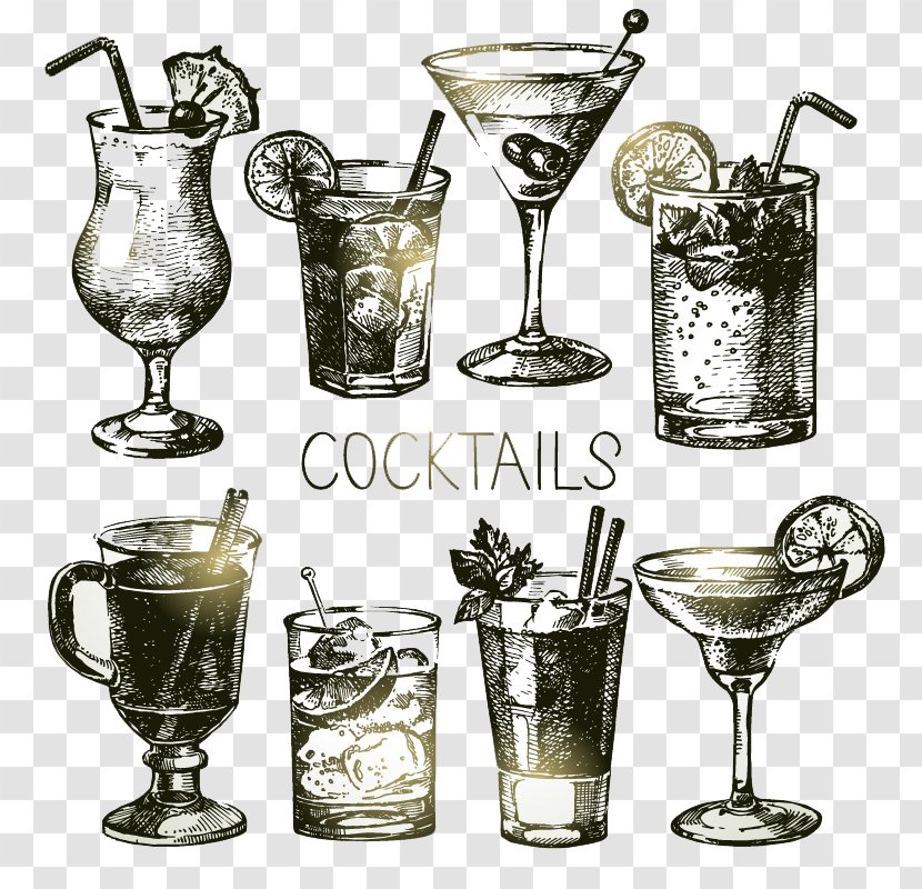 Cocktail Martini Alcoholic Drink - Beverage Cup Transparent PNG