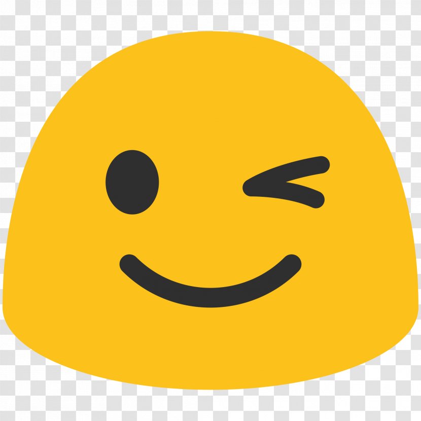 Emoji Wink Emoticon IPhone Android - Happiness Transparent PNG