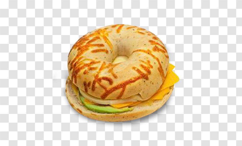 Ben And Bagel's Breakfast Sandwich Hot Dog - Danish Pastry - Cream Cheese Bagel Transparent PNG