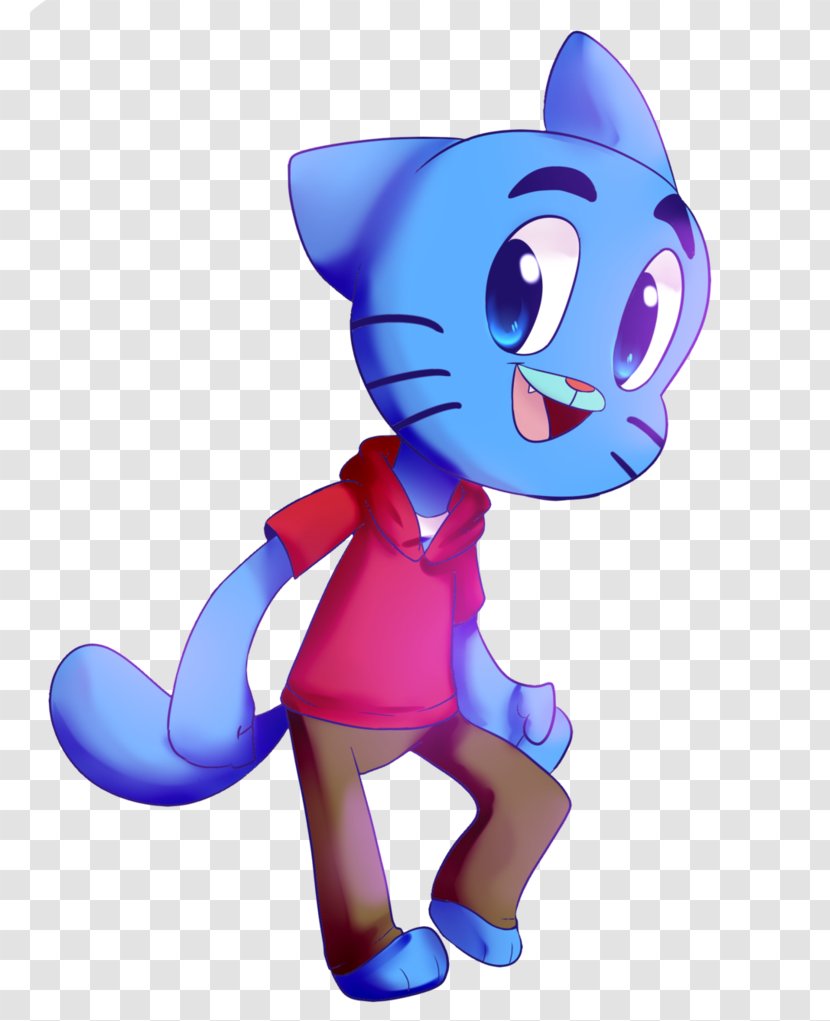 Fan Art Gumball Watterson Drawing Cat - Museum - Teen Titans Transparent PNG