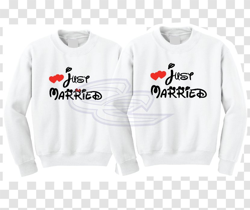 Long-sleeved T-shirt Sweater Bluza - Longsleeved Tshirt - Just Married Sign Transparent PNG
