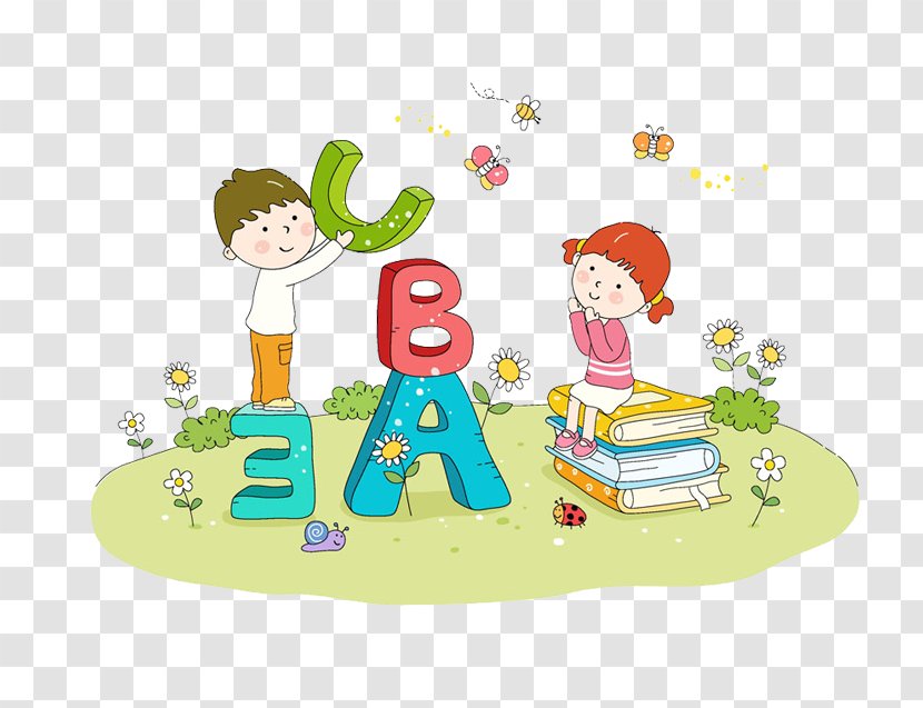 English Alphabet Child Cartoon Letter - Theme Park Transparent PNG