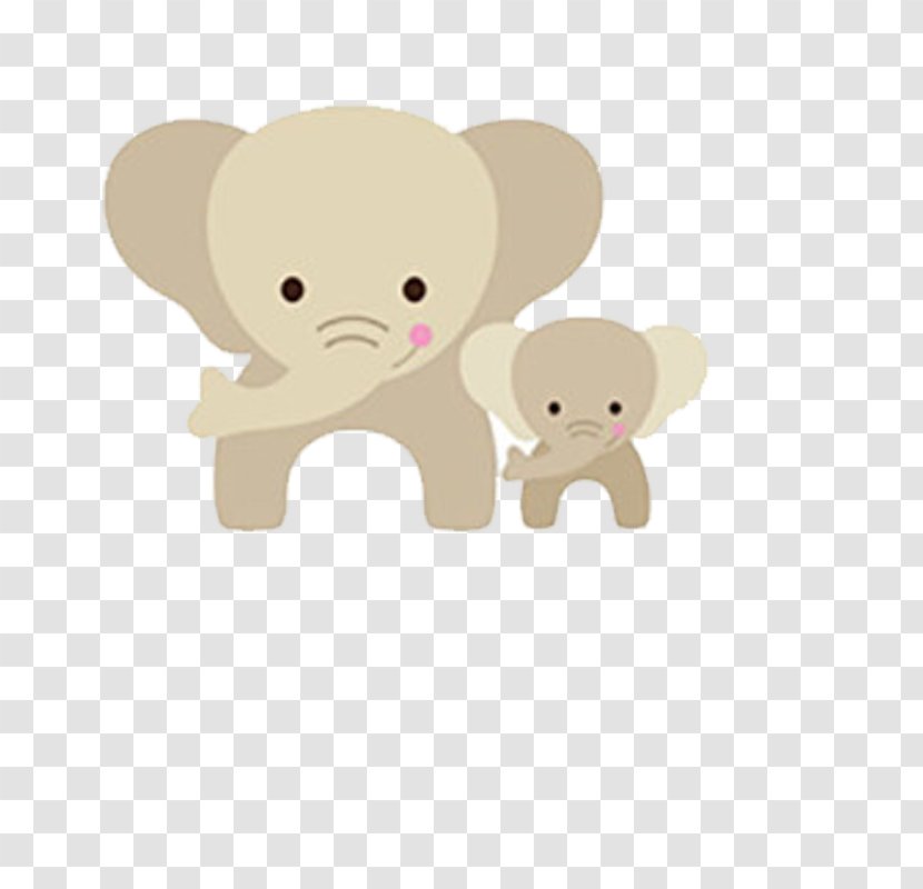 Elephants Spray Cuteness - Tree - Brown Elephant Transparent PNG