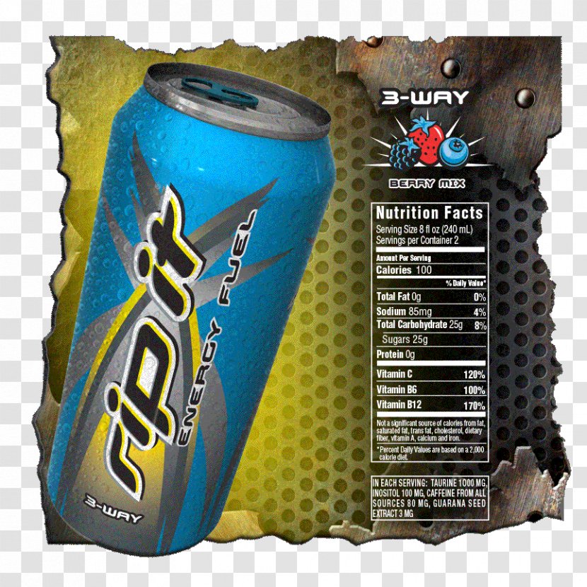 Sports & Energy Drinks Rip It Shot Nutrition Facts Label - Drink - Contact Military Posture Transparent PNG