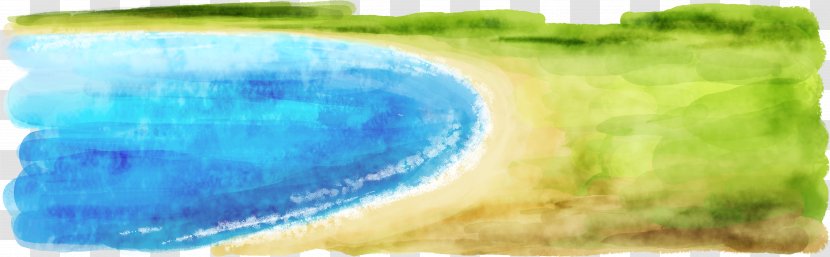Download Lake Painting - Grass - Painting,Lake Transparent PNG