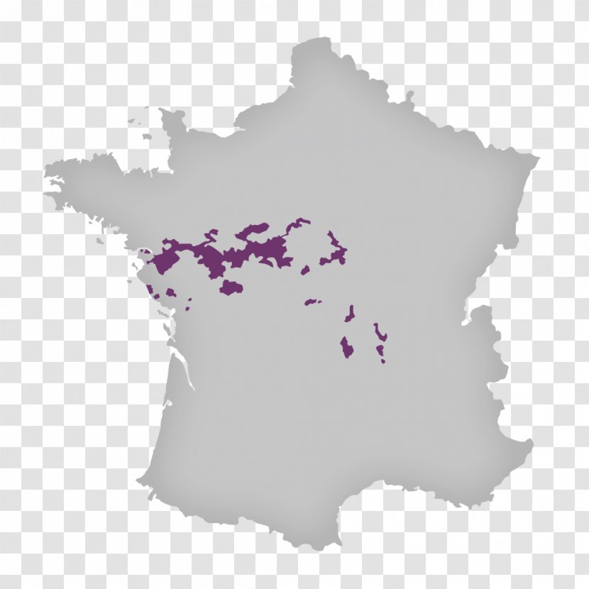 Loire Valley Blank Map Stock Photography Transparent PNG