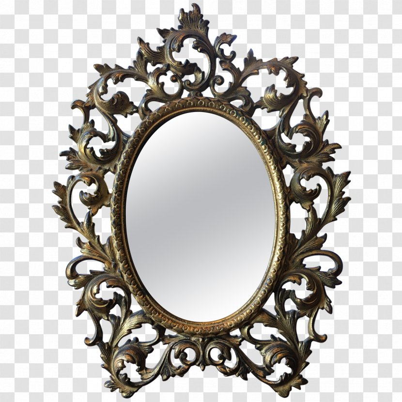 Mirror Picture Frames Victorian Era Oval - Mood Frame Transparent PNG