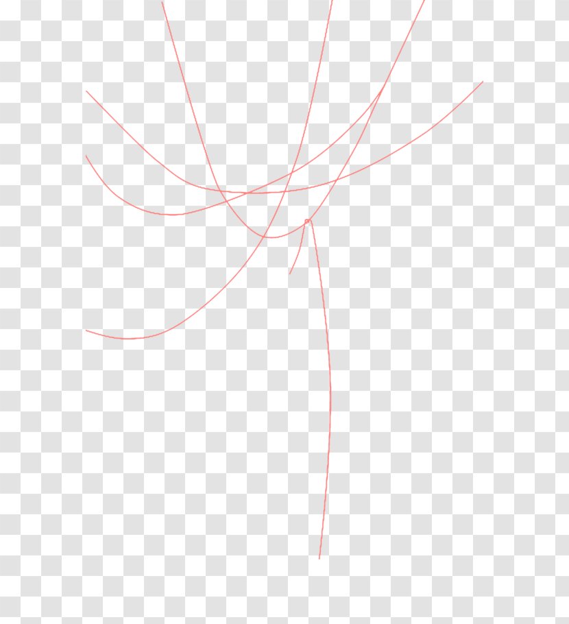 Angle Neck Pattern - Point - Red Lines Transparent PNG