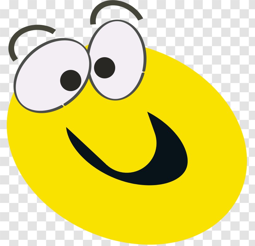 Smiley Cartoon Face Clip Art - Funny - Honeybee Pictures Transparent PNG
