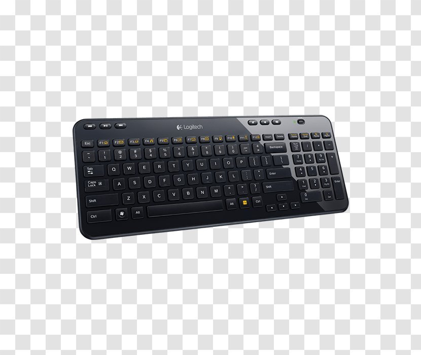 Computer Keyboard Mouse Laptop Wireless Logitech K360 - Apple Transparent PNG