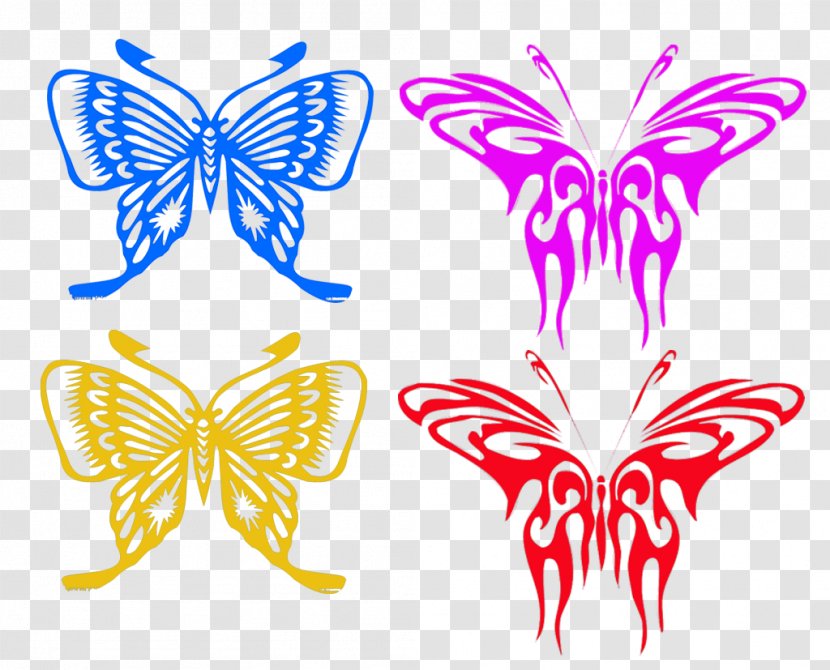 Butterfly Drawing Silhouette - Dream Transparent PNG