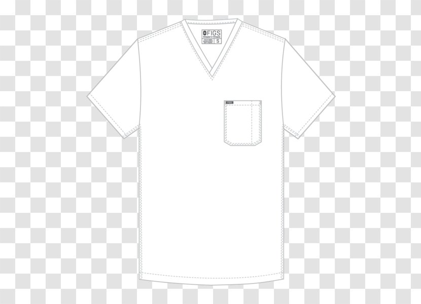 T-shirt Collar Product Design Neck - Brand - Figs Scrubs Transparent PNG