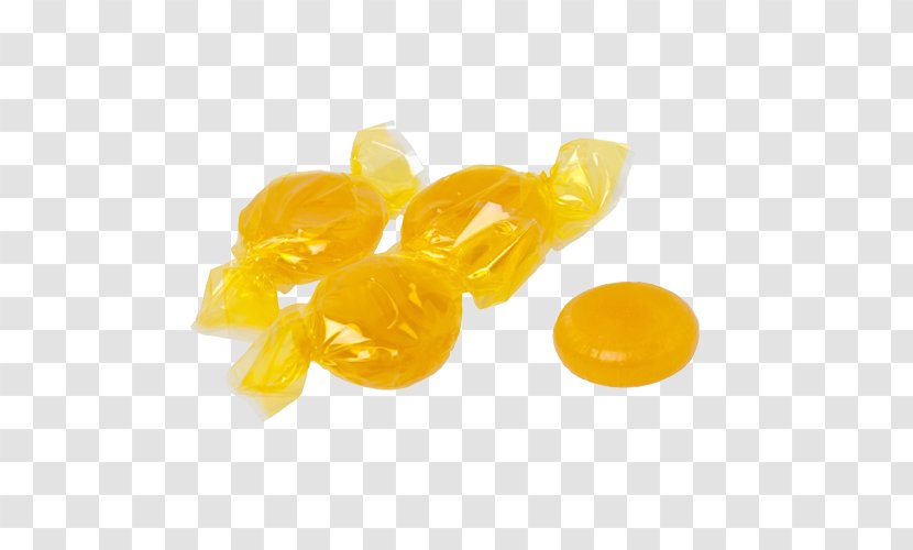 Butterscotch Sugar Candy Flavor Dessert - Yellow Transparent PNG