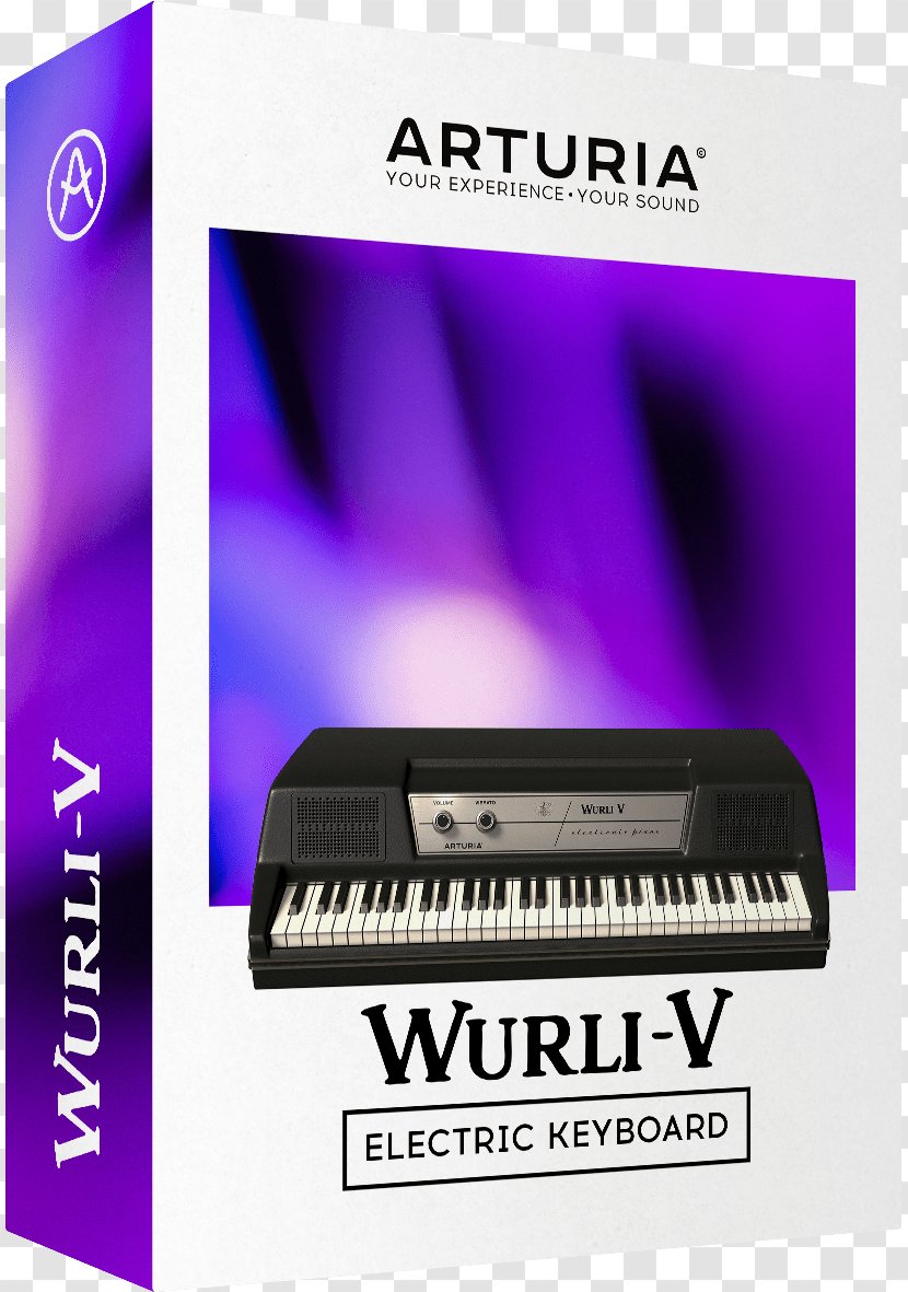 Arturia Wurlitzer Electric Piano Software Synthesizer - Electronic Device - Shure SM57 Transparent PNG