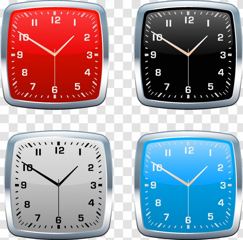 Alarm Clock Euclidean Vector Time - Watch Transparent PNG