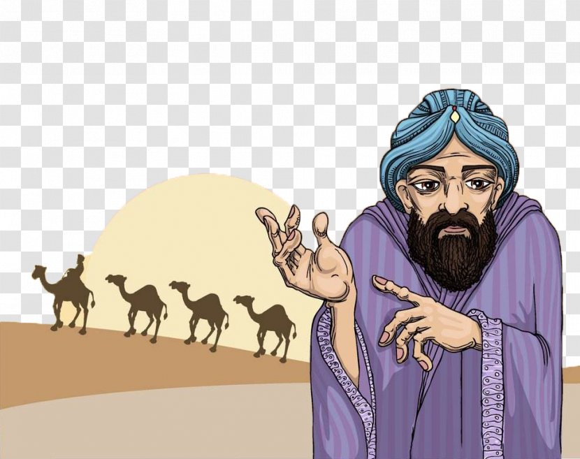 Stock Photography - Turban - Desert Muslims And Camels Transparent PNG