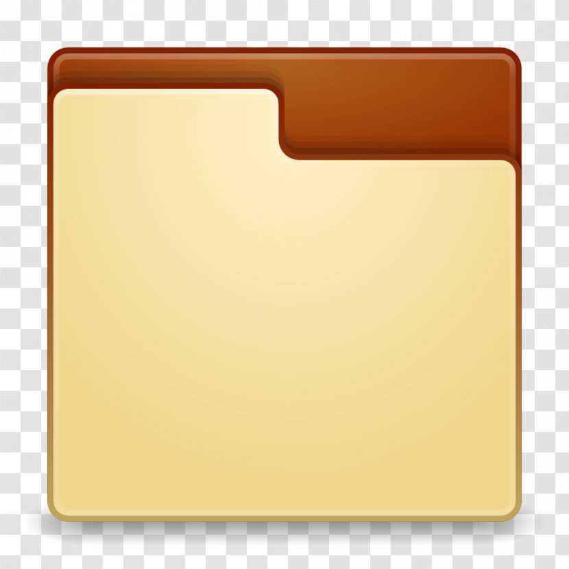 Square Angle Material Yellow - File Folders - Places Folder Transparent PNG