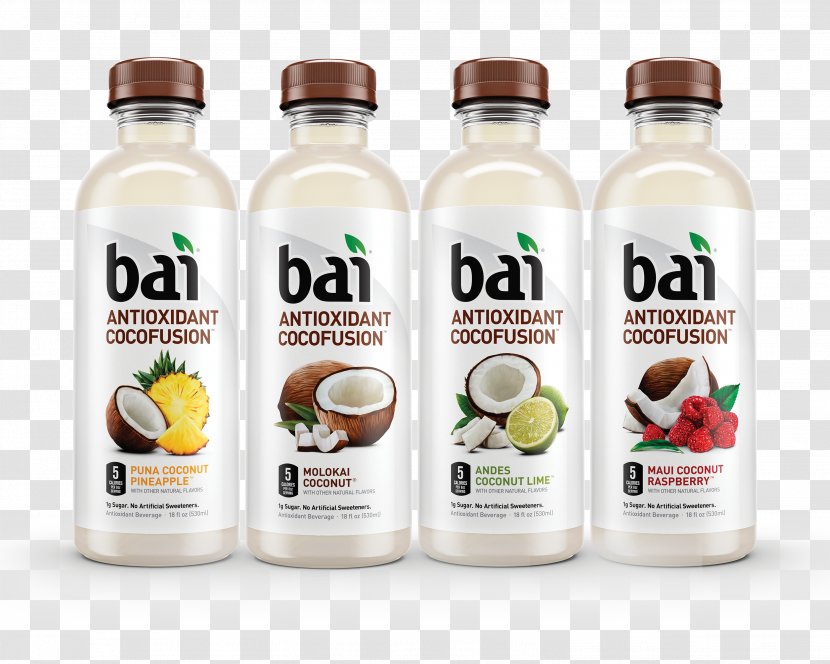 Bai Brands Coconut Water Caffeinated Drink Sports & Energy Drinks Transparent PNG