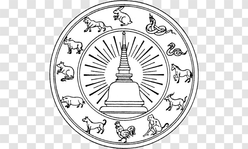 Wat Phra Mahathat Seals Of The Provinces Thailand Nakhon Si Thammarat Kingdom Chinese Zodiac - Seal Transparent PNG