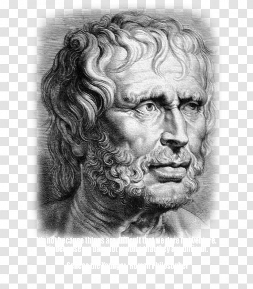 Seneca The Younger De Brevitate Vitae Epistulae Morales Ad Lucilium Daily Stoic Vita Beata - Self Portrait - Book Transparent PNG