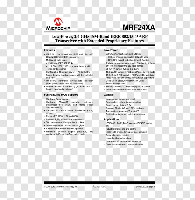 Datasheet Integrated Circuits & Chips Microcontroller Mouser Electronics - Electronic Component - Paper Transparent PNG