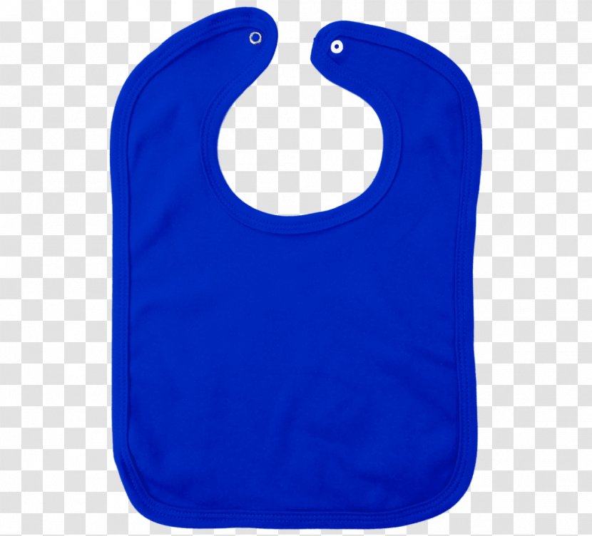 Bib Blue Snap Fastener Cotton White - Slab Transparent PNG