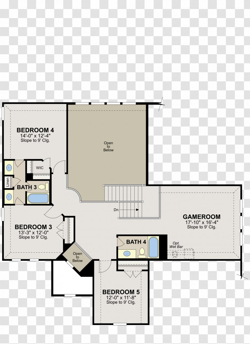 Floor Plan Canyon Falls Drive - Square Meter - Home Finder Transparent PNG