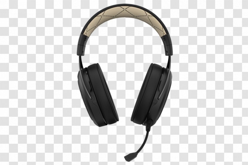 Corsair HS70 Wireless Gaming Headset With 7.1 Surround Sound Headphones - Electronic Device Transparent PNG