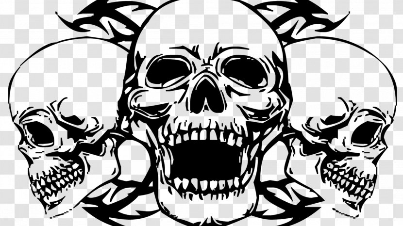 Skull Drawing - Fictional Character - Skulls Transparent PNG