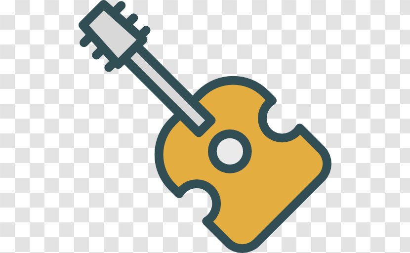 Musical Instrument Guitar String Icon - Cartoon Transparent PNG
